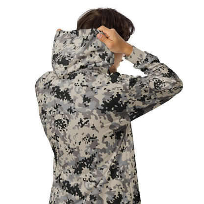Polish Flecktarn Urban Anti-Terrorist CAMO Unisex Zip Hoodie