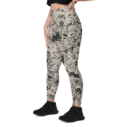 Polish Flecktarn Urban Anti-Terrorist WZ AT 1 Plamaik CAMO Leggings with pockets - Womens With Pockets