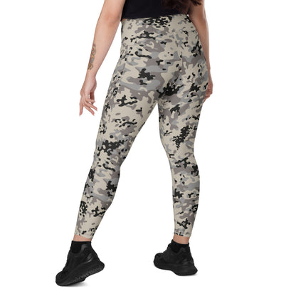 Polish Flecktarn Urban Anti-Terrorist WZ AT 1 Plamaik CAMO Leggings with pockets - Womens With Pockets