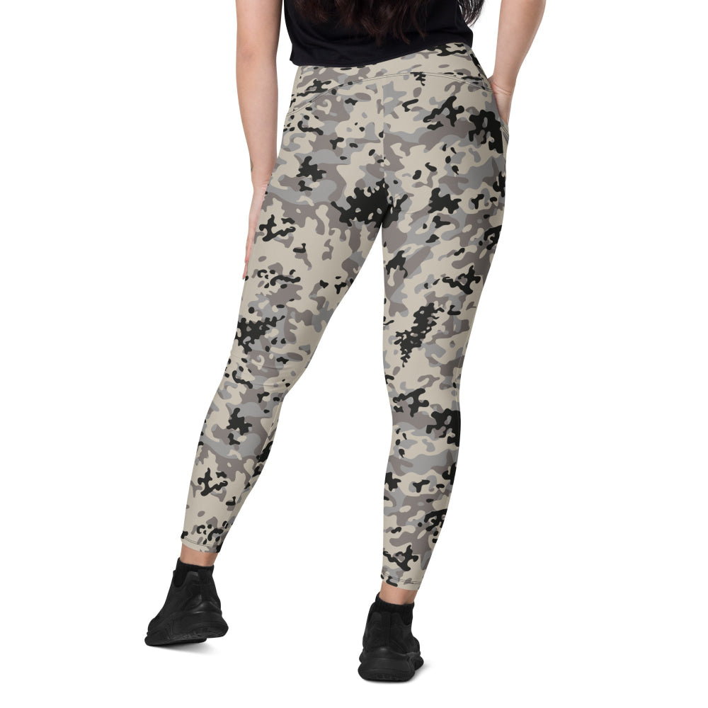 Polish Flecktarn Urban Anti-Terrorist WZ AT 1 Plamaik CAMO Leggings with pockets - Womens With Pockets