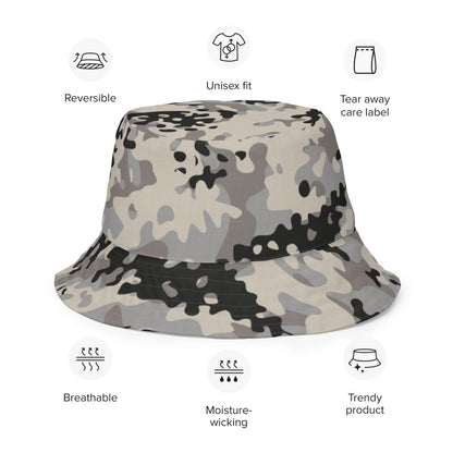 Polish Flecktarn Urban Anti-Terrorist WZ AT 1 Plamaik CAMO Reversible bucket hat - Bucket Hat