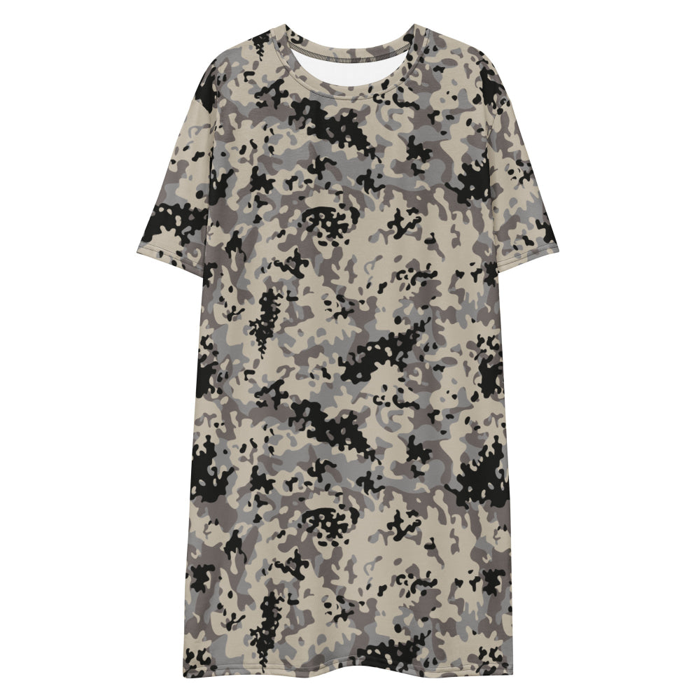 Polish Flecktarn Urban Anti-Terrorist WZ AT 1 Plamaik CAMO T-shirt dress - Womens T-Shirt Dress