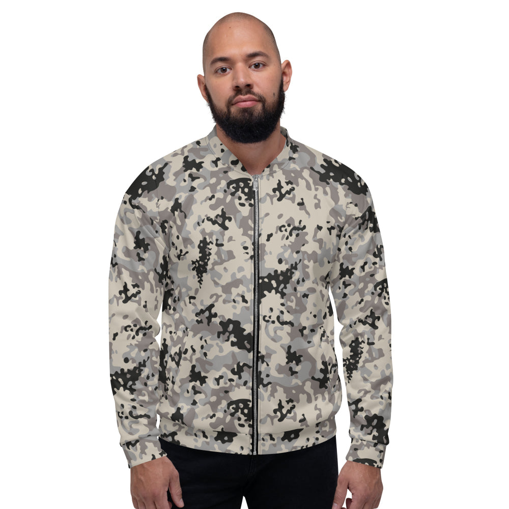 Polish Flecktarn Urban Anti-Terrorist WZ AT 1 Plamaik CAMO Unisex Bomber Jacket