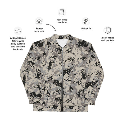 Polish Flecktarn Urban Anti-Terrorist WZ AT 1 Plamaik CAMO Unisex Bomber Jacket