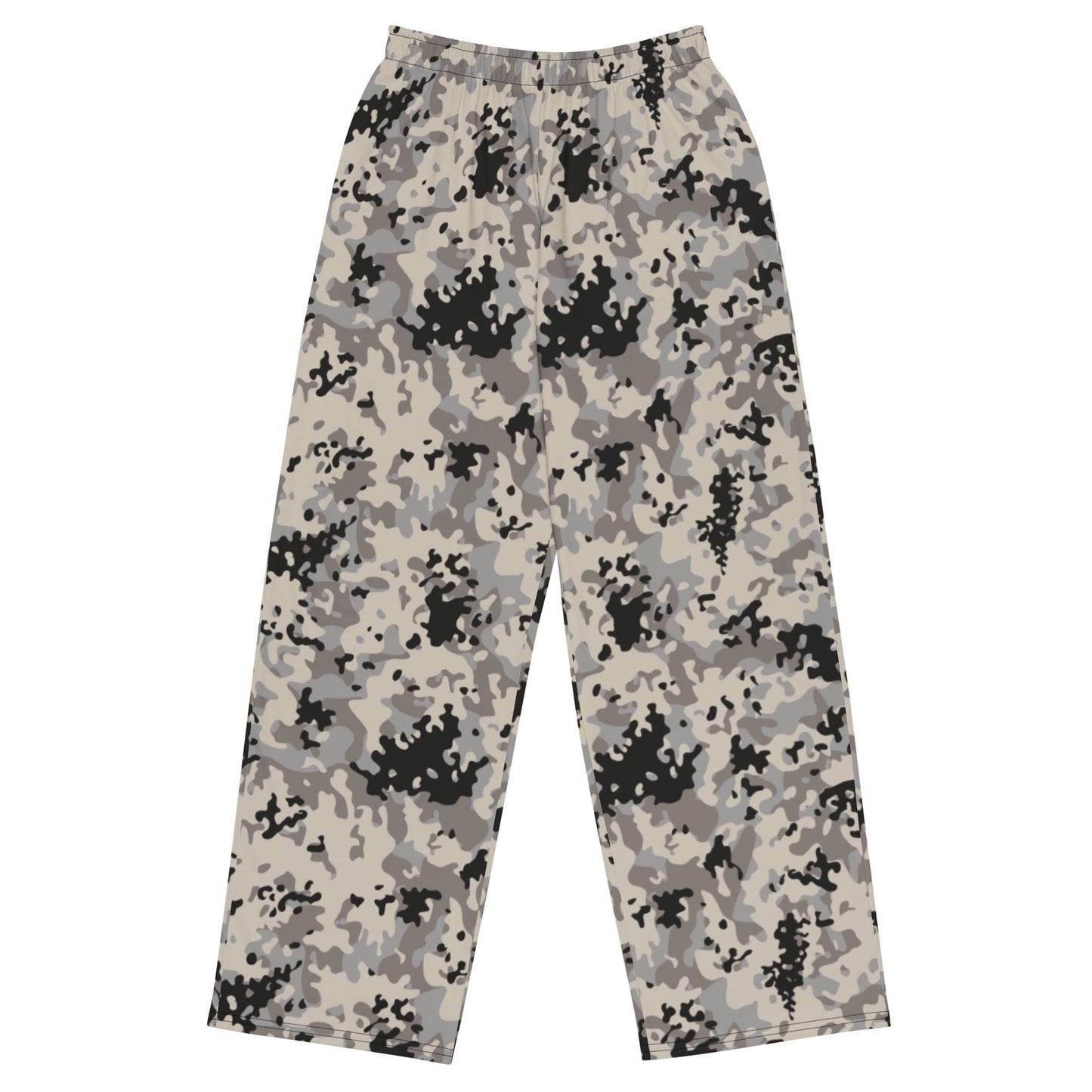 Polish Flecktarn Urban Anti-Terrorist WZ AT 1 Plamaik CAMO unisex wide-leg pants - 2XS - Unisex Wide-Leg Pants