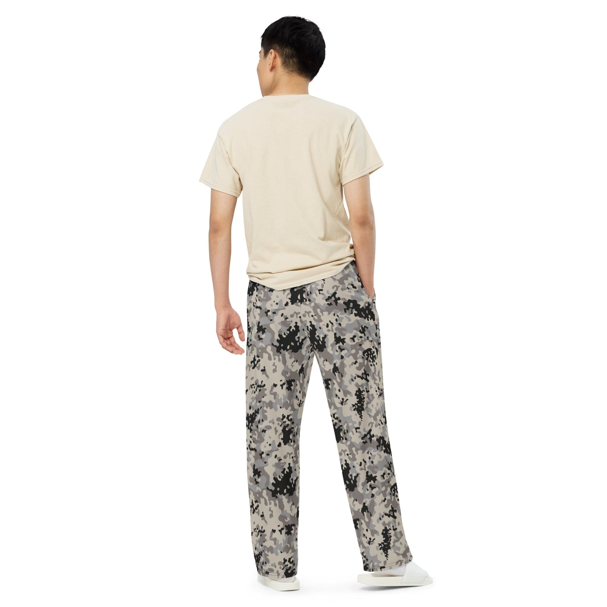 Polish Flecktarn Urban Anti-Terrorist WZ AT 1 Plamaik CAMO unisex wide-leg pants - Unisex Wide-Leg Pants