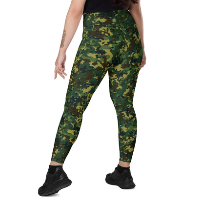 Polish Internal Security Agency Gepard CAMO Leggings with pockets - Womens With Pockets