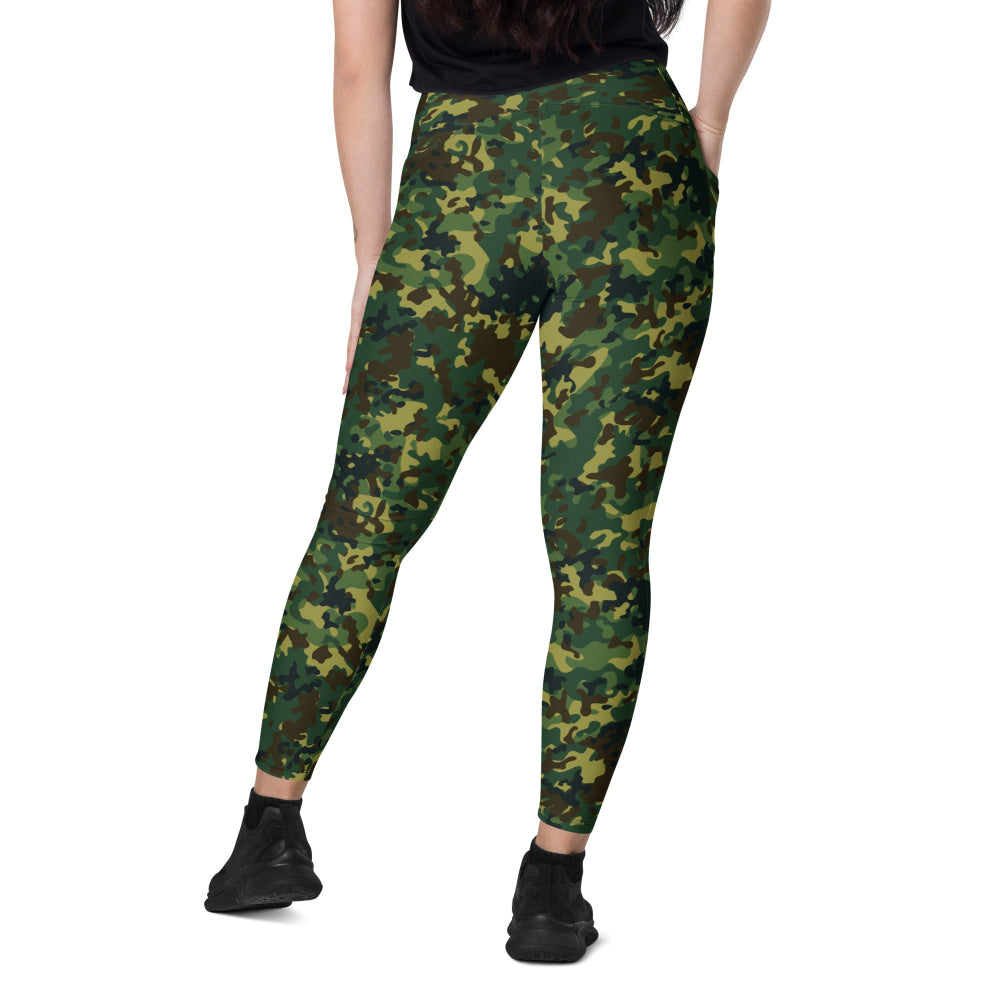 Polish Internal Security Agency Gepard CAMO Leggings with pockets - Womens With Pockets