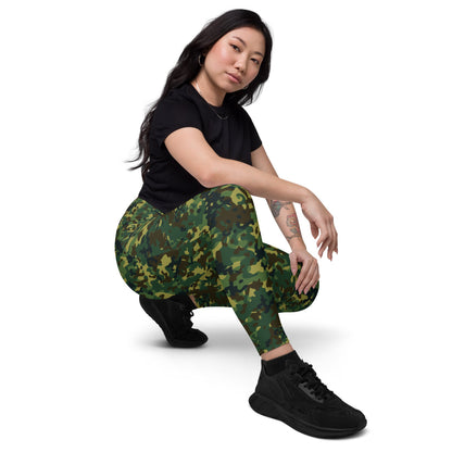 Polish Internal Security Agency Gepard CAMO Leggings with pockets - Womens With Pockets