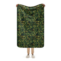 Polish Internal Security Agency Gepard CAMO Sherpa blanket - 37″×57″ - Sherpa blanket