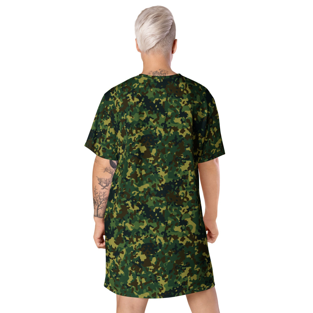 Polish Internal Security Agency Gepard CAMO T-shirt dress - Womens T-Shirt Dress