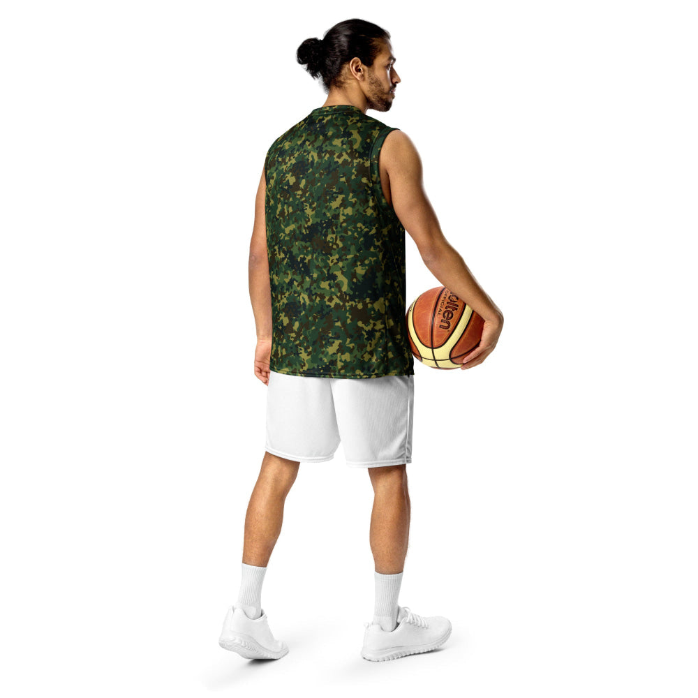 Polish Internal Security Agency Gepard CAMO unisex basketball jersey - Unisex Basketball Jersey