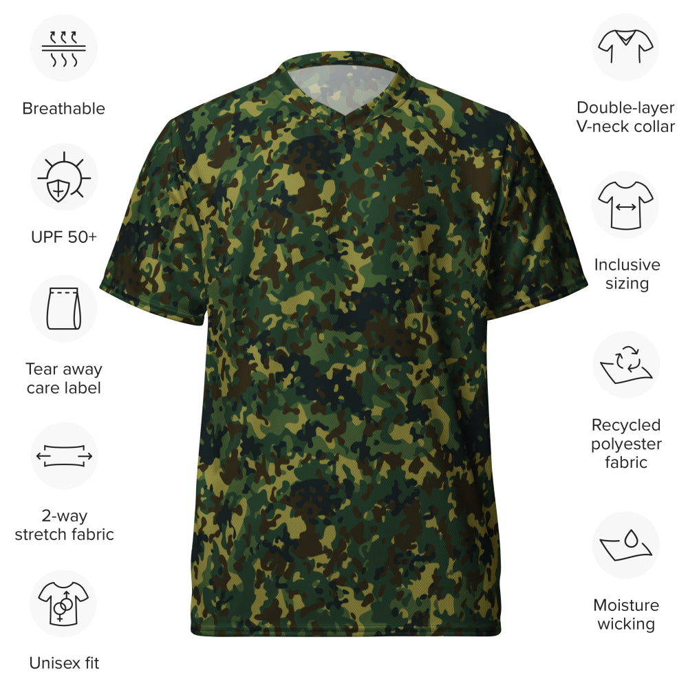 Polish Internal Security Agency Gepard CAMO unisex sports jersey - Unisex Sports Jersey