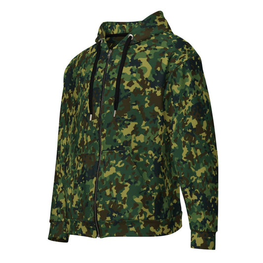 Polish Internal Security Agency Gepard CAMO Unisex zip hoodie - 2XS - Unisex zip hoodie