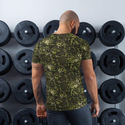 Polish Modular Adaptive Penetrative Ambush (MAPA) CAMO Mens Athletic T-Shirt