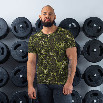 Polish Modular Adaptive Penetrative Ambush (MAPA) CAMO Mens Athletic T-Shirt - XS