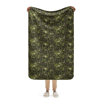 Polish Modular Adaptive Penetrative Ambush (MAPA) CAMO Sherpa blanket - 37″×57″ - Blankets