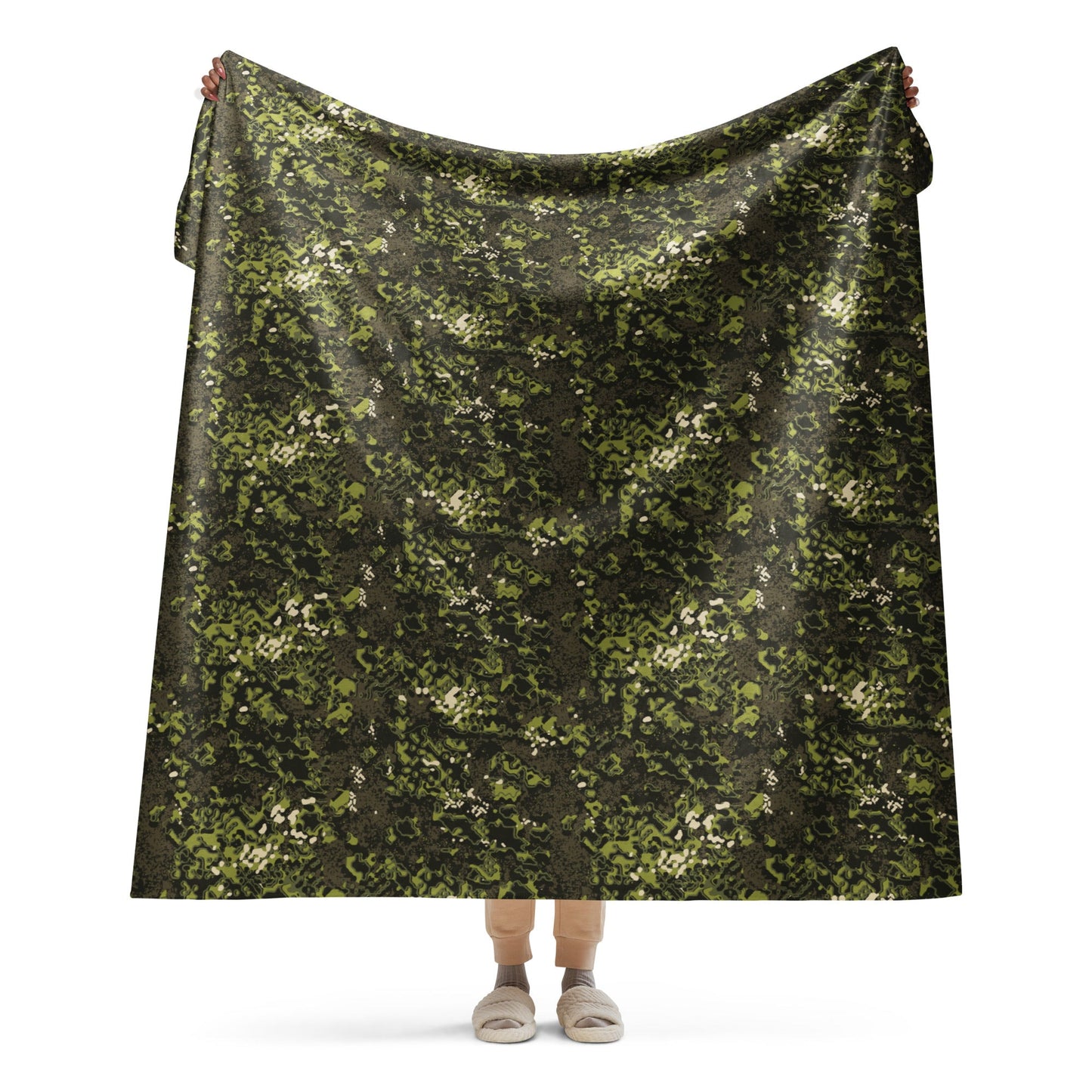 Polish Modular Adaptive Penetrative Ambush (MAPA) CAMO Sherpa blanket - 60″×80″ - Blankets