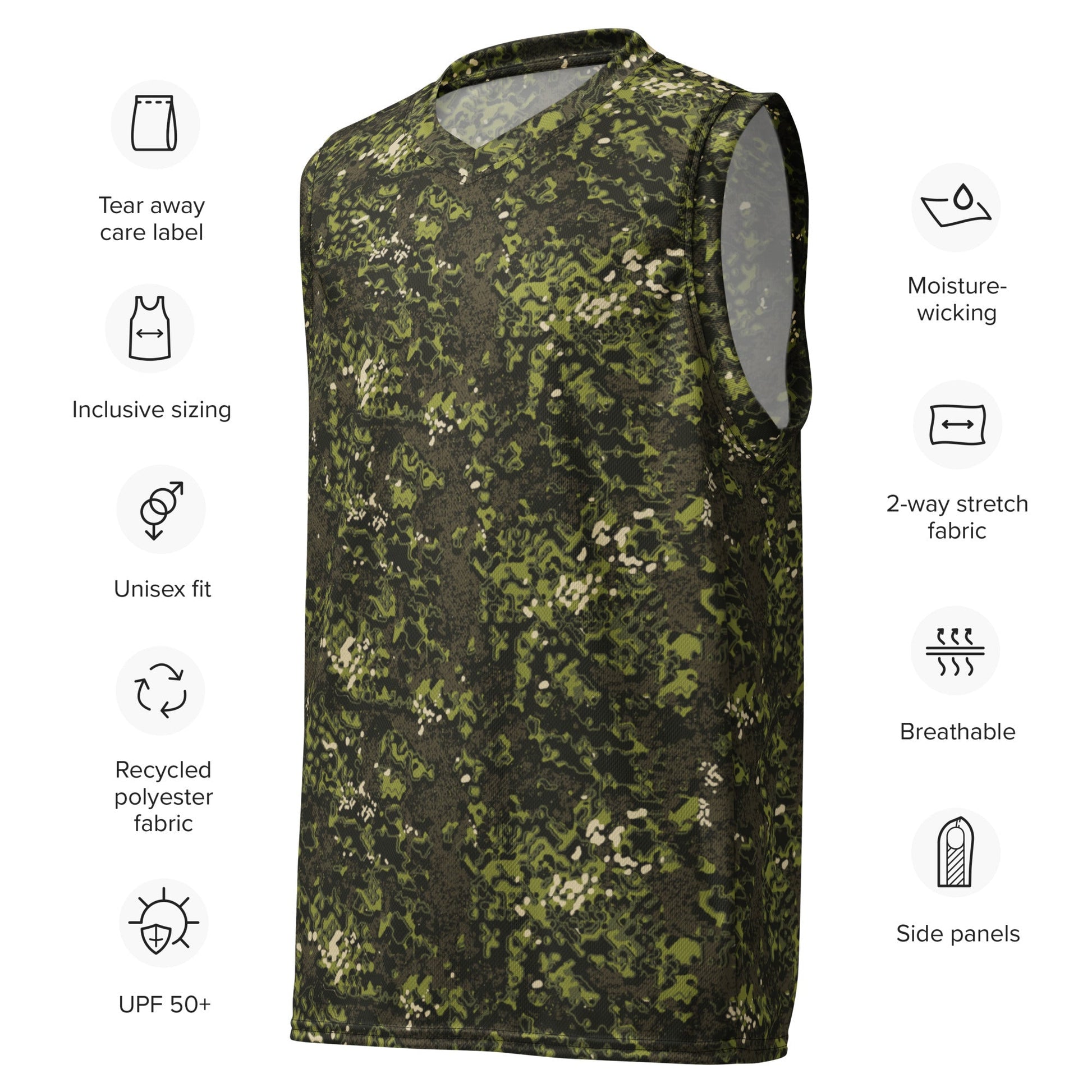 Polish Modular Adaptive Penetrative Ambush (MAPA) CAMO unisex basketball jersey - Basketball Jerseys