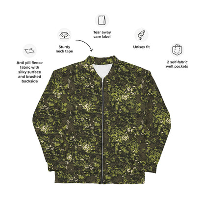 Polish Modular Adaptive Penetrative Ambush (MAPA) CAMO Unisex Bomber Jacket - Jackets