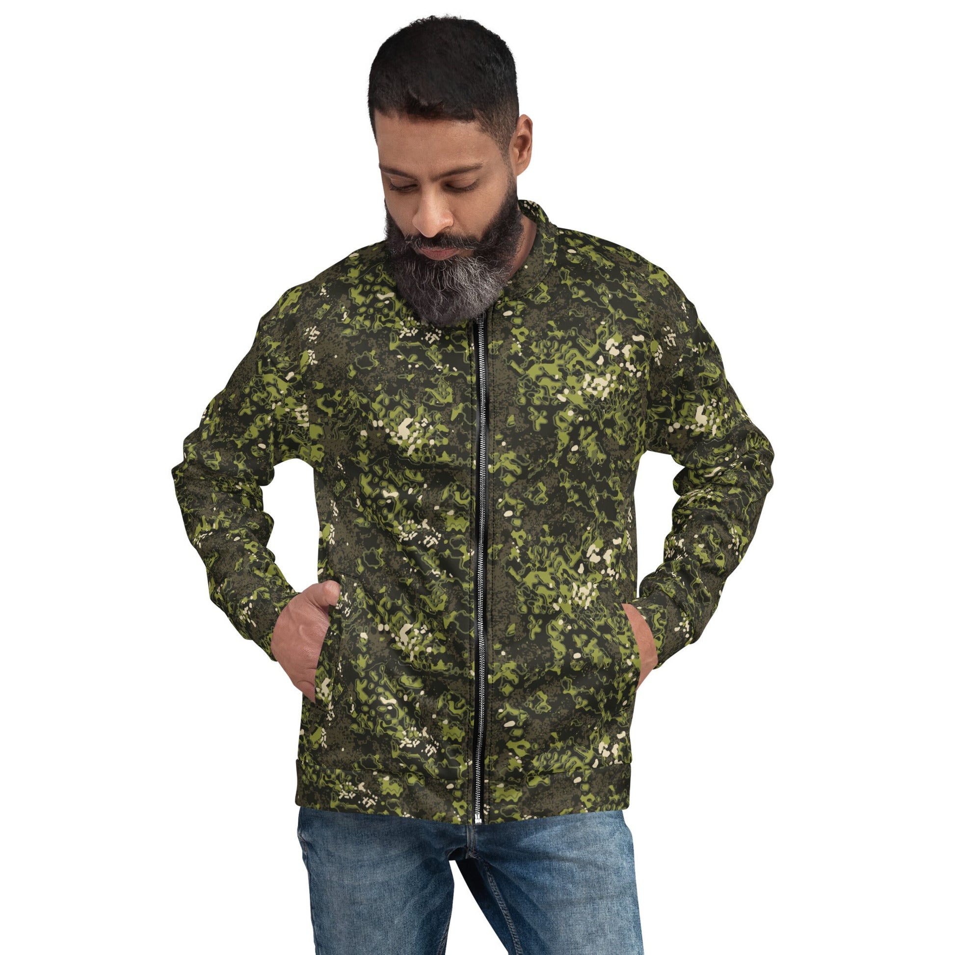 Polish Modular Adaptive Penetrative Ambush (MAPA) CAMO Unisex Bomber Jacket - Jackets