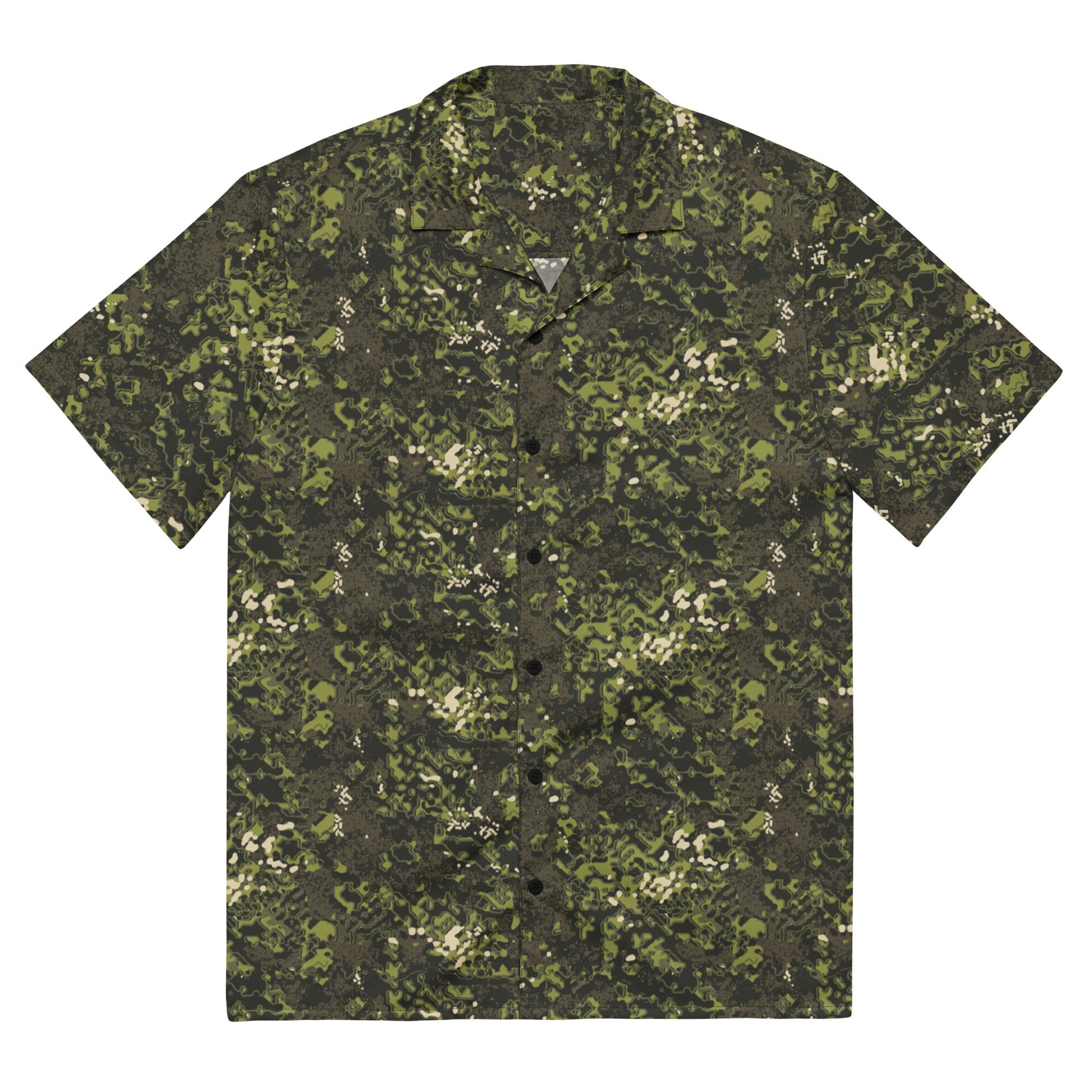 Polish Modular Adaptive Penetrative Ambush (MAPA) CAMO Unisex Short-Sleeve Button Shirt - 2XS