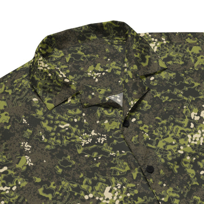 Polish Modular Adaptive Penetrative Ambush (MAPA) CAMO Unisex Short-Sleeve Button Shirt