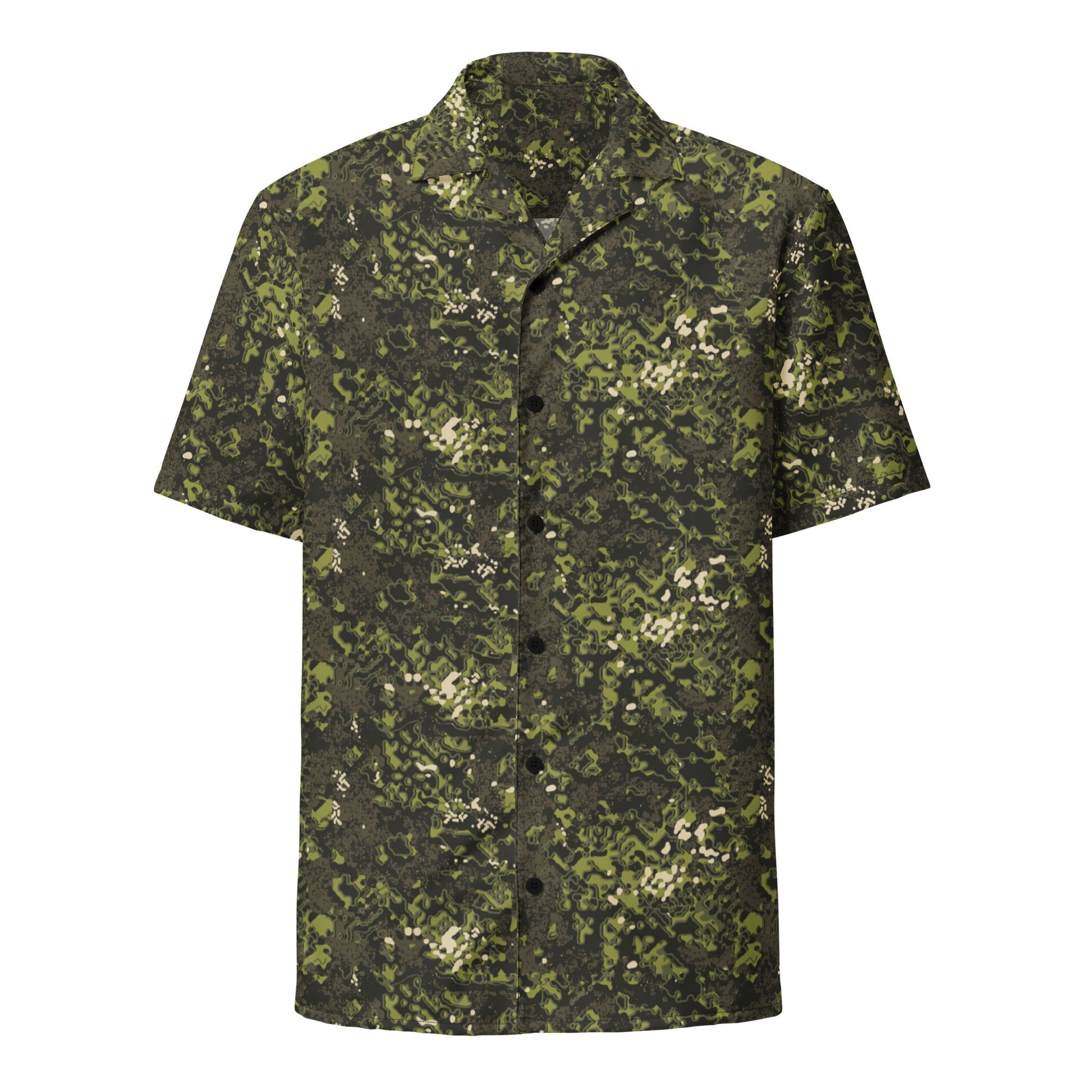 Polish Modular Adaptive Penetrative Ambush (MAPA) CAMO Unisex Short-Sleeve Button Shirt