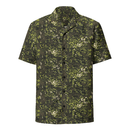 Polish Modular Adaptive Penetrative Ambush (MAPA) CAMO Unisex Short-Sleeve Button Shirt