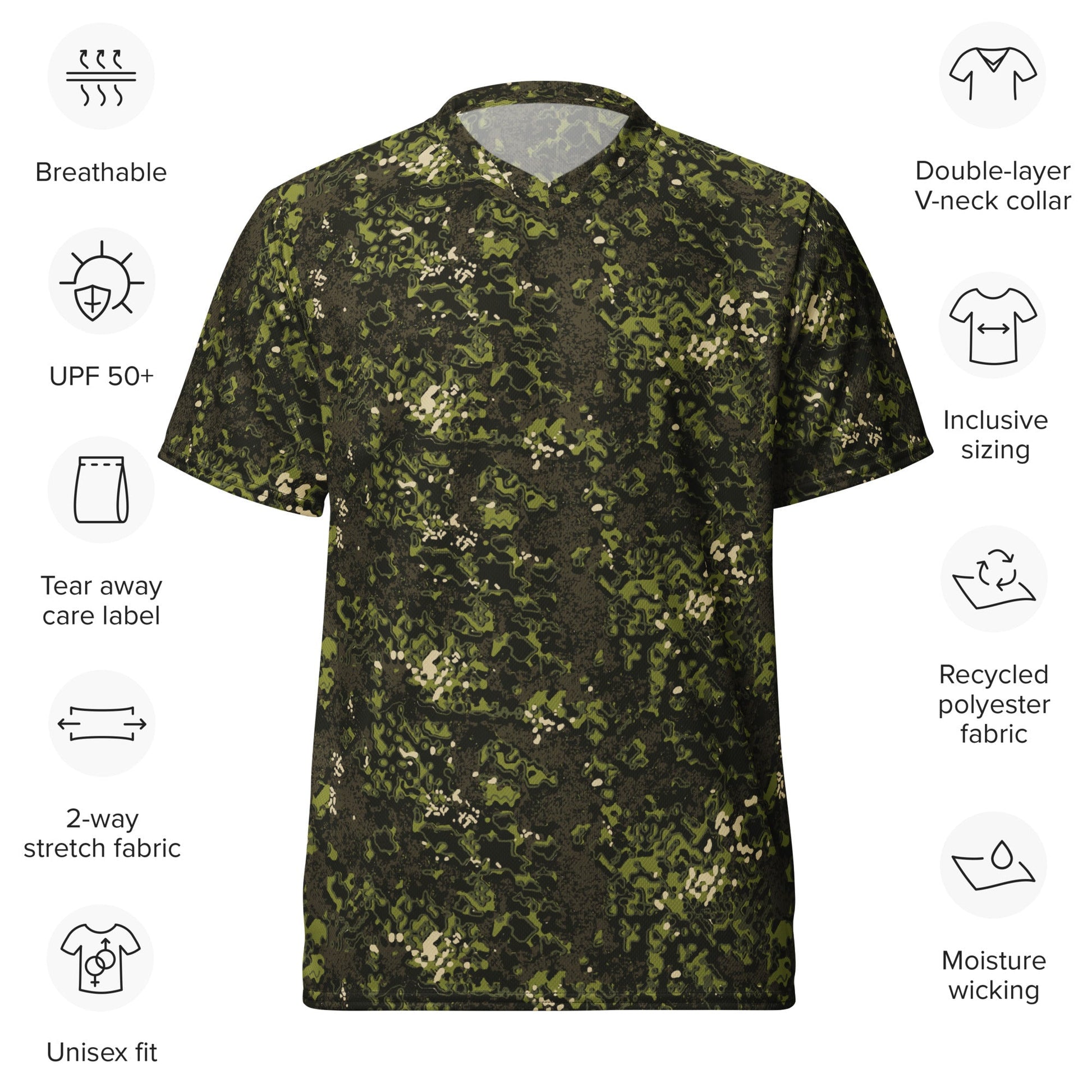 Polish Modular Adaptive Penetrative Ambush (MAPA) CAMO Unisex Sports Jersey