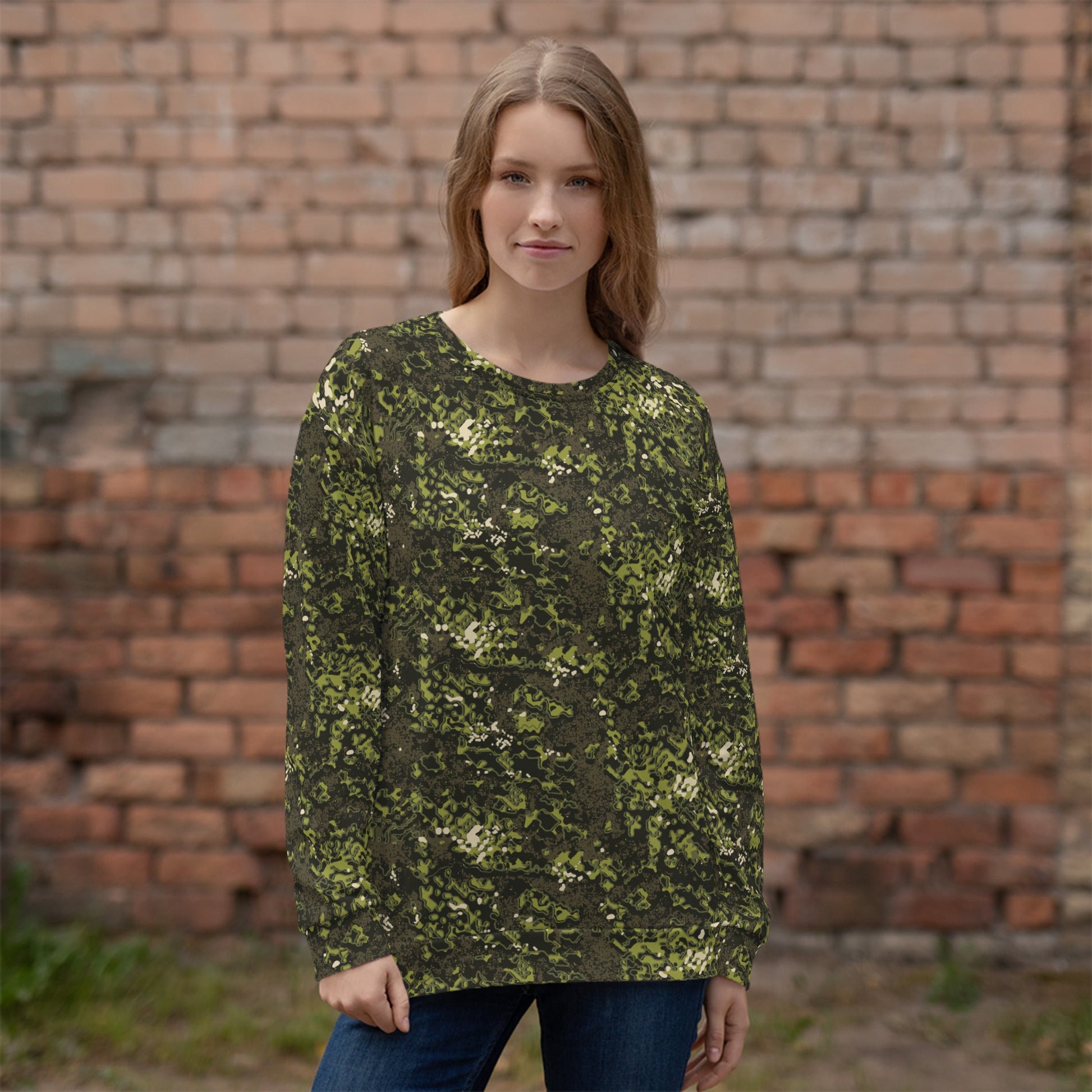 Polish Modular Adaptive Penetrative Ambush (MAPA) CAMO Unisex Sweatshirt - Sweatshirts