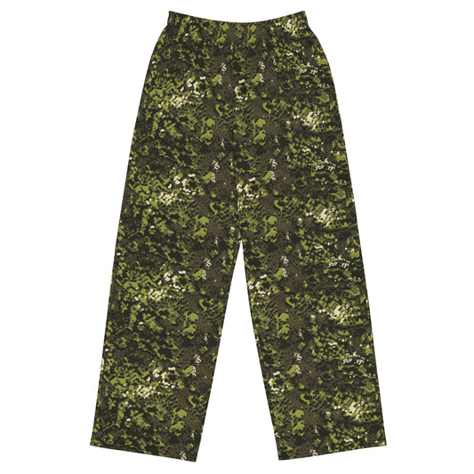 Polish Modular Adaptive Penetrative Ambush (MAPA) CAMO unisex wide-leg pants - 2XS - Wide-leg Pants