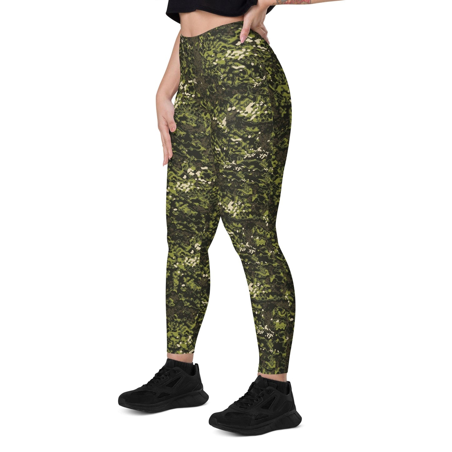 Polish Multi-Environmental Adaptive Pattern (MAPA) CAMO Leggings with pockets - Womens With Pockets