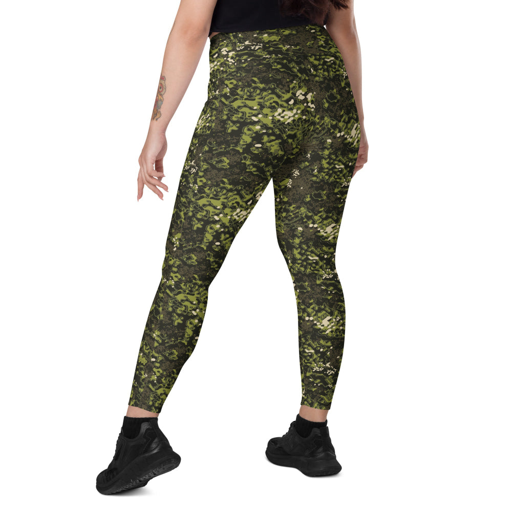 Polish Multi-Environmental Adaptive Pattern (MAPA) CAMO Leggings with pockets - Womens With Pockets