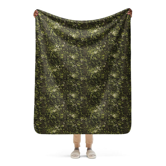 Polish Multi - Environmental Adaptive Pattern (MAPA) CAMO Sherpa blanket - 50″×60″ - Sherpa blanket