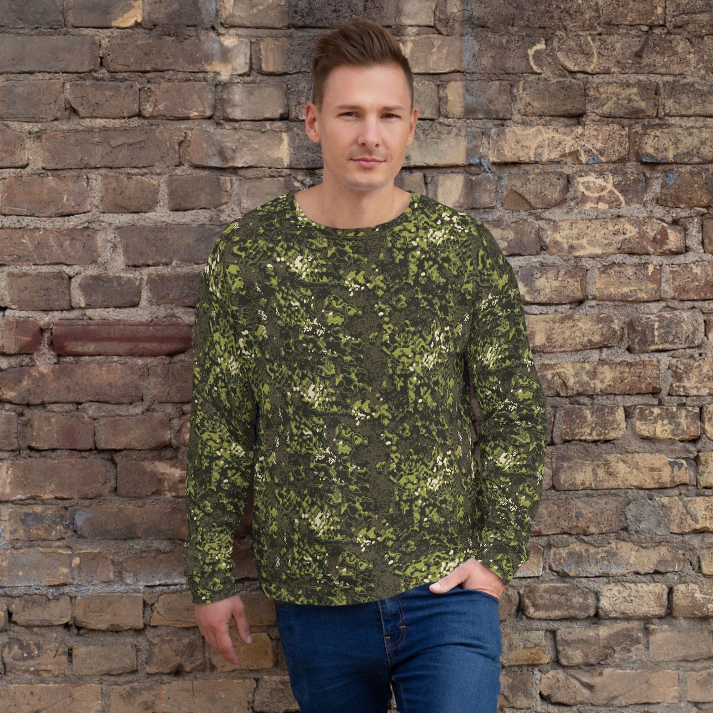 Polish Multi-Environmental Adaptive Pattern (MAPA) CAMO Unisex Sweatshirt - XS