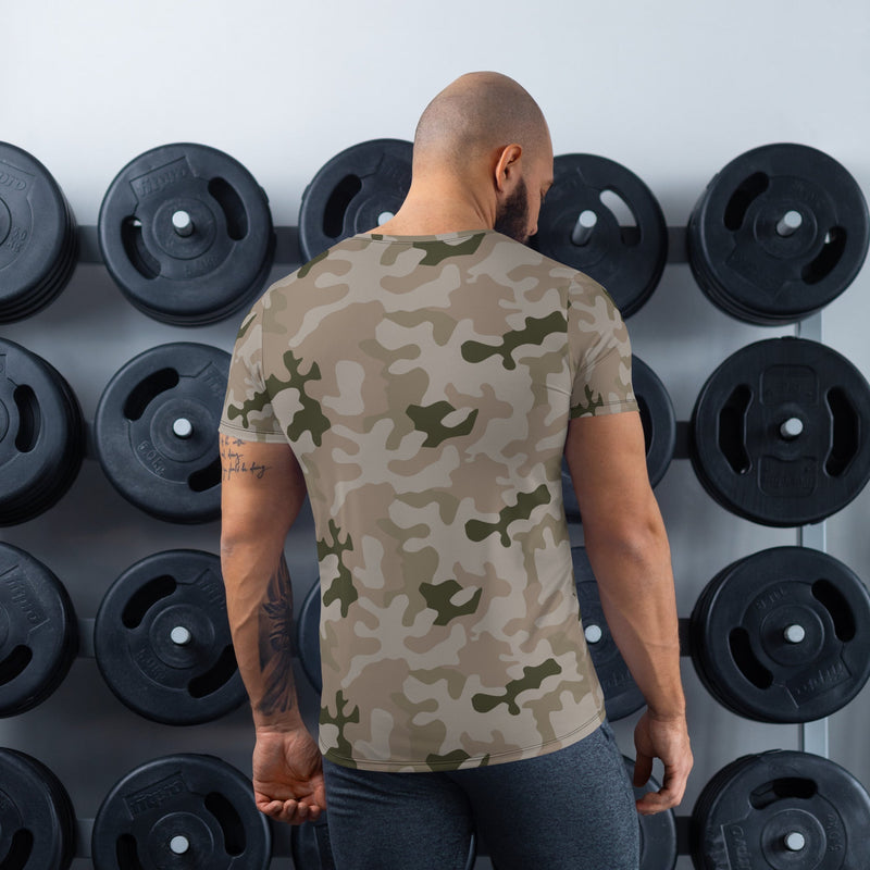 Pantera Polish Desert CAMO Mens Athletic T-Shirt - Shirt
