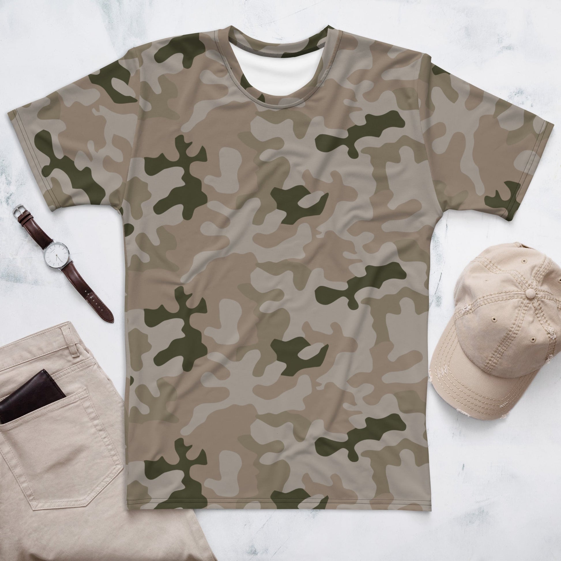 Polish Pantera Desert CAMO Mens t-shirt - XS - T-Shirts