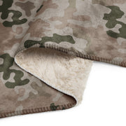 Pantera Polish Desert CAMO Sherpa Blanket