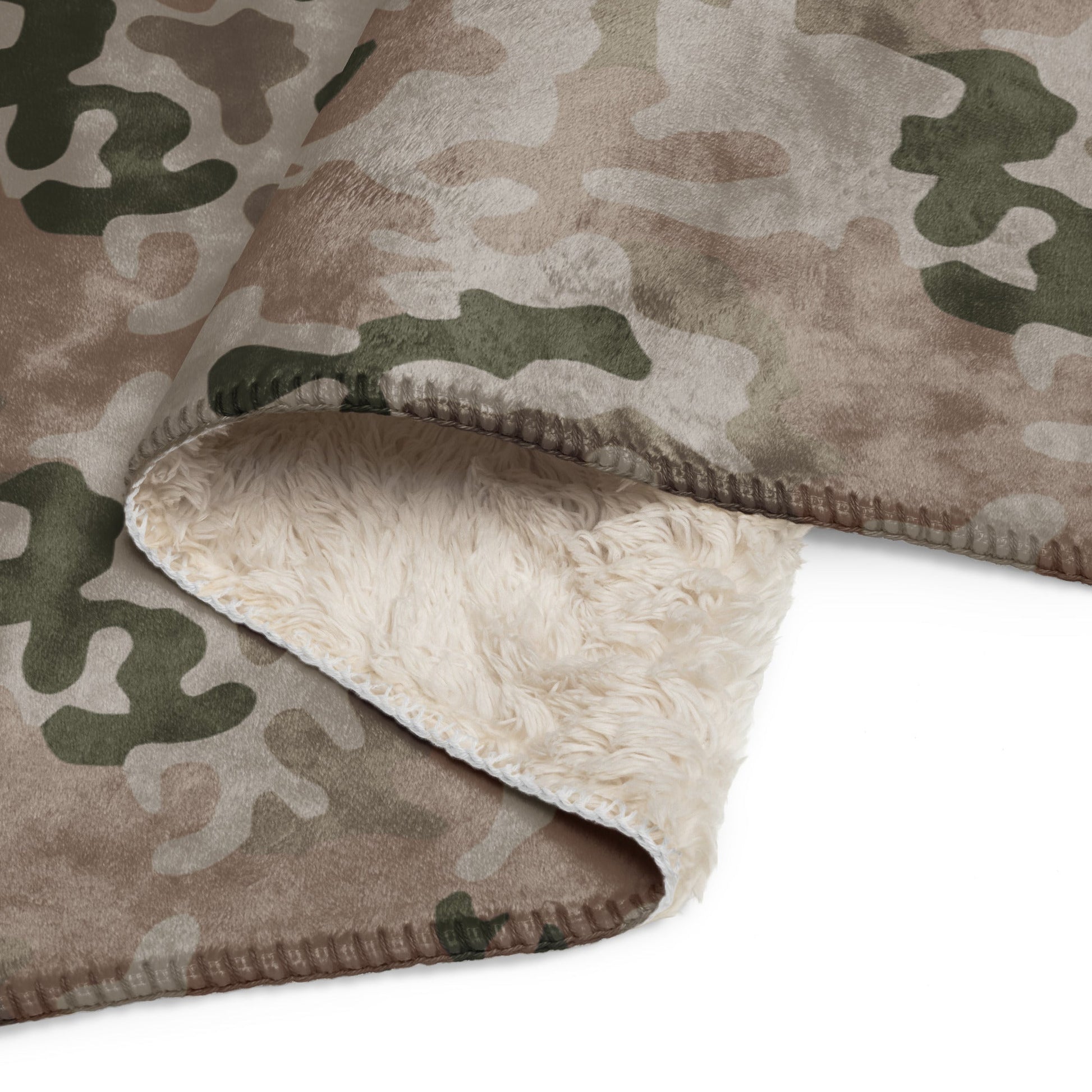 Polish Pantera Desert CAMO Sherpa blanket - Blankets