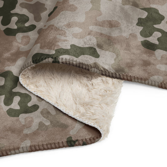 Polish Pantera Desert CAMO Sherpa blanket - Blankets