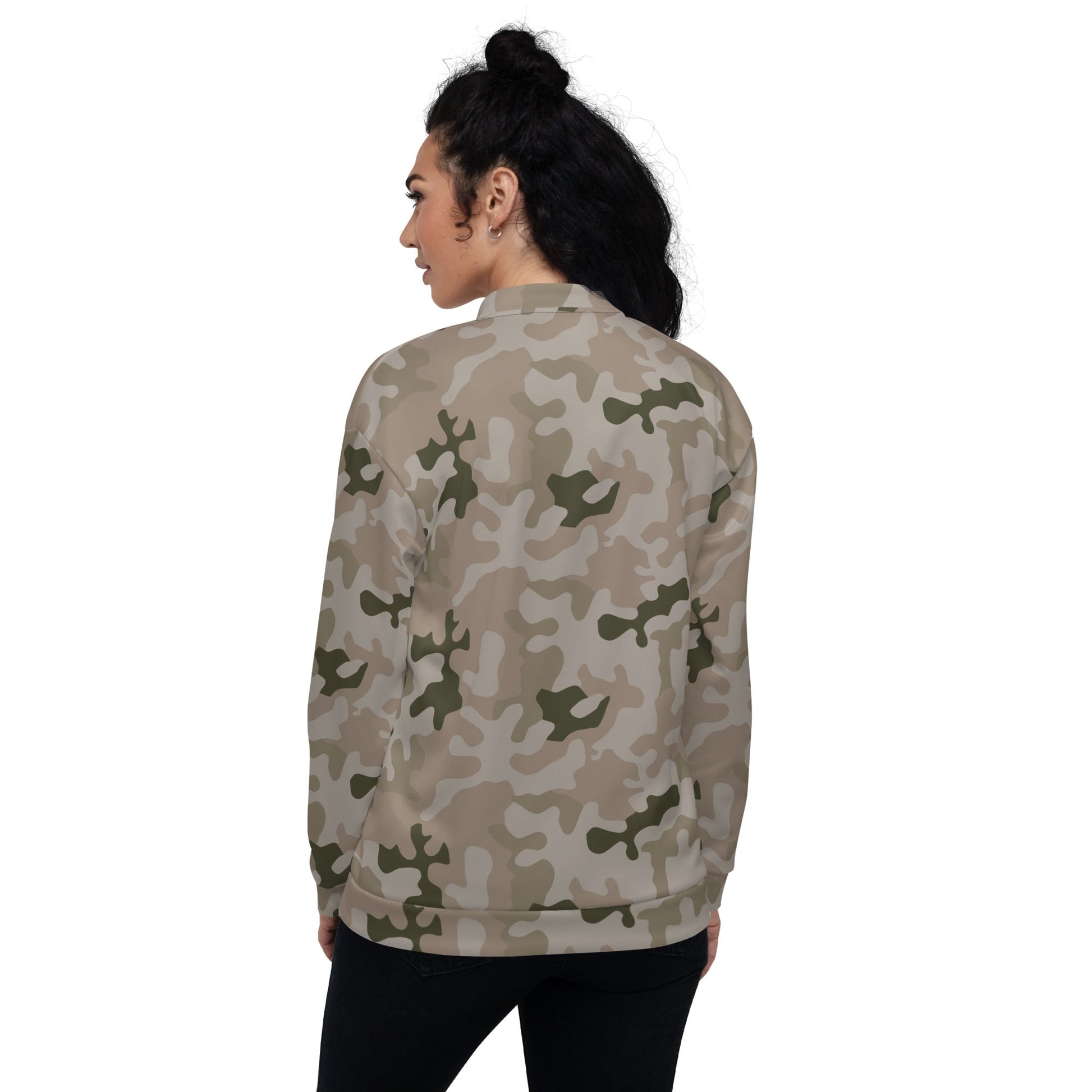Polish Pantera Desert CAMO Unisex Bomber Jacket - Jackets