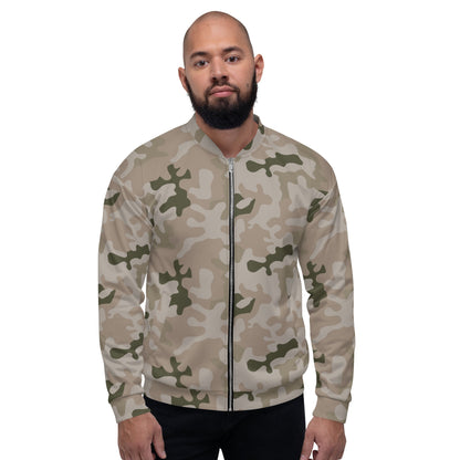 Polish Pantera Desert CAMO Unisex Bomber Jacket - Jackets