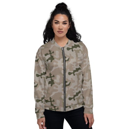 Polish Pantera Desert CAMO Unisex Bomber Jacket - Jackets