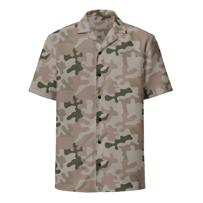 Polish Pantera Desert CAMO Unisex button shirt - Button Shirts