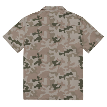 Polish Pantera Desert CAMO Unisex button shirt - Button Shirts