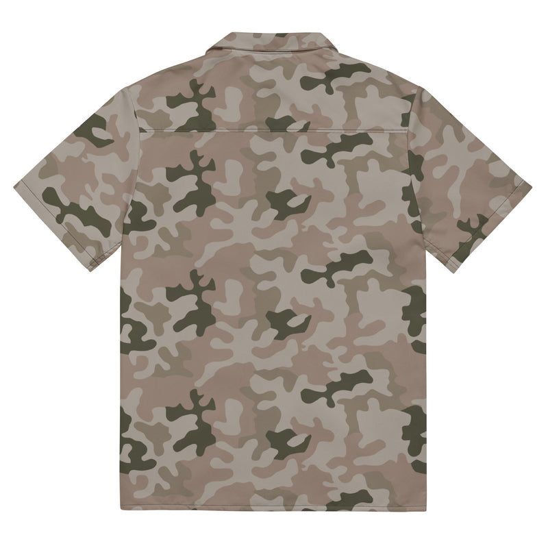 Pantera Polish Desert CAMO Unisex Short-Sleeve Button Shirt - Button-Up