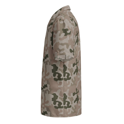 Polish Pantera Desert CAMO Unisex button shirt - Button Shirts