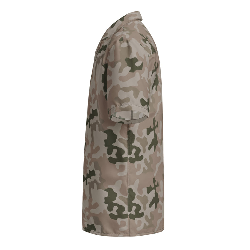 Pantera Polish Desert CAMO Unisex Short-Sleeve Button Shirt - Button-Up