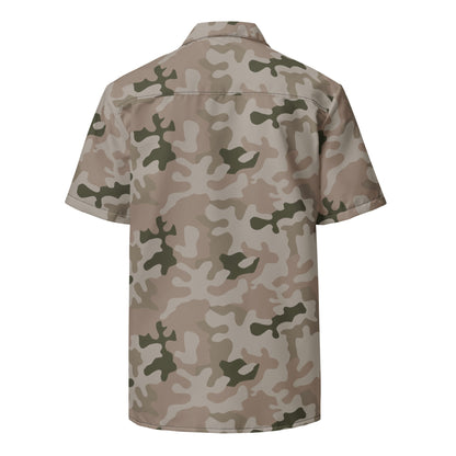 Polish Pantera Desert CAMO Unisex button shirt - Button Shirts